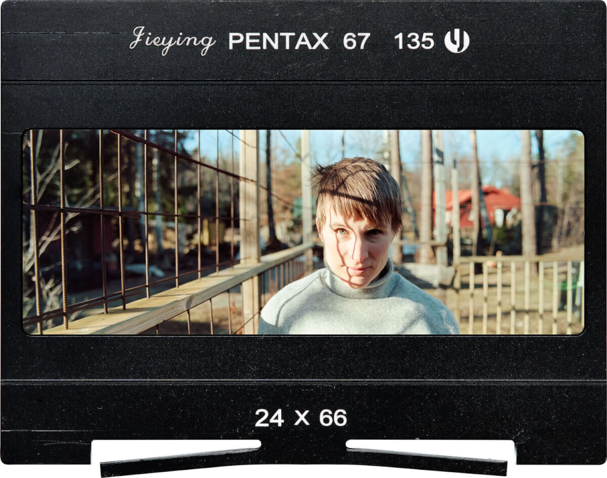 The conversion kit actually has a 24 x 66 aspect ratio but I prefer to crop to the iconic X-Pan 24x65mm ratio.