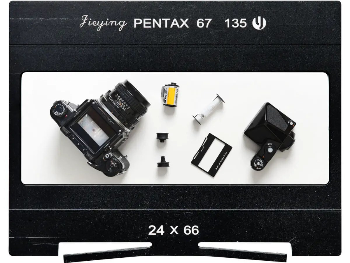 Pentax 67 panoramic photographs - 35mm film mask