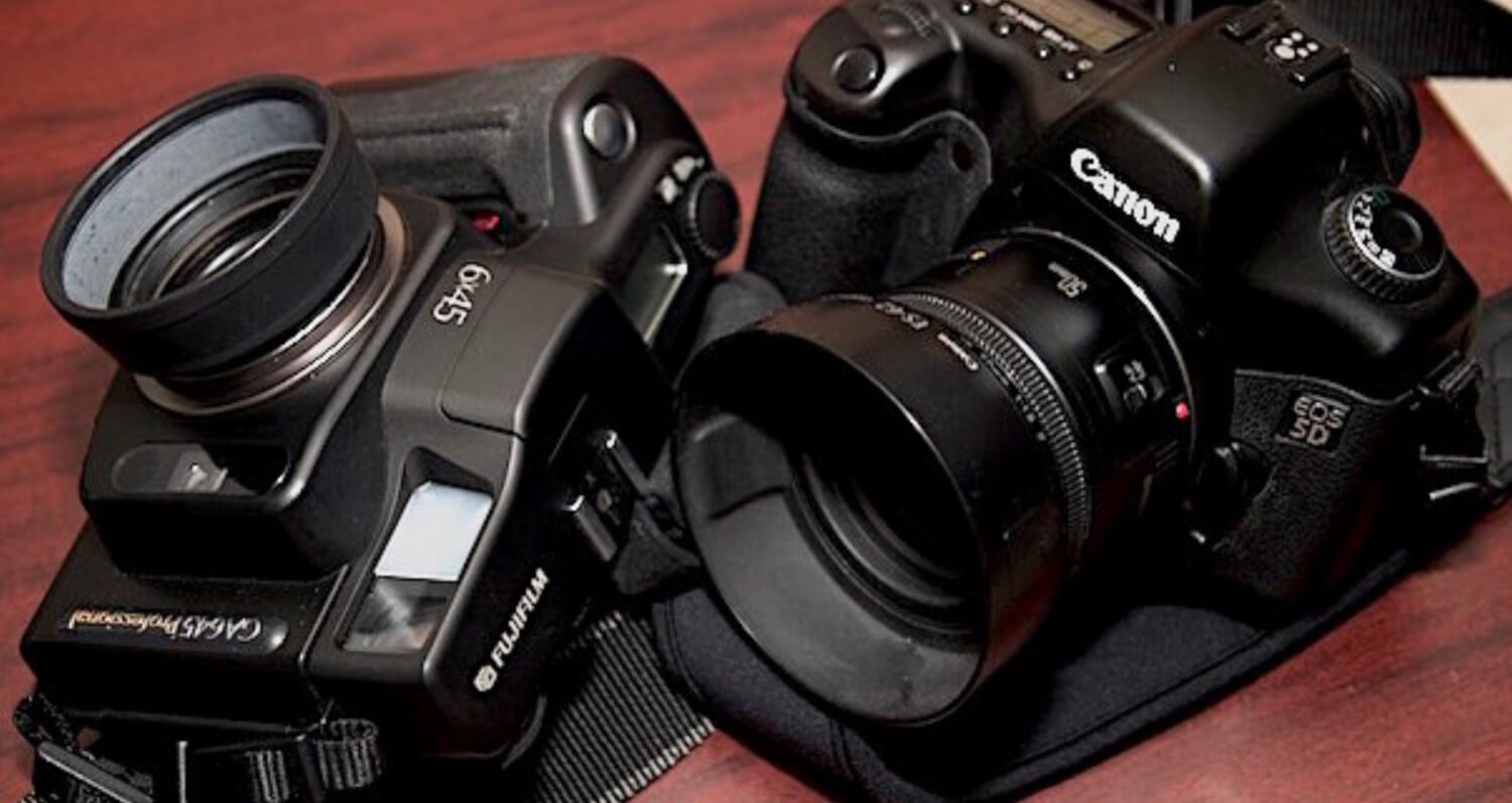 The Fuji GA645 Professional vs Canon 5D