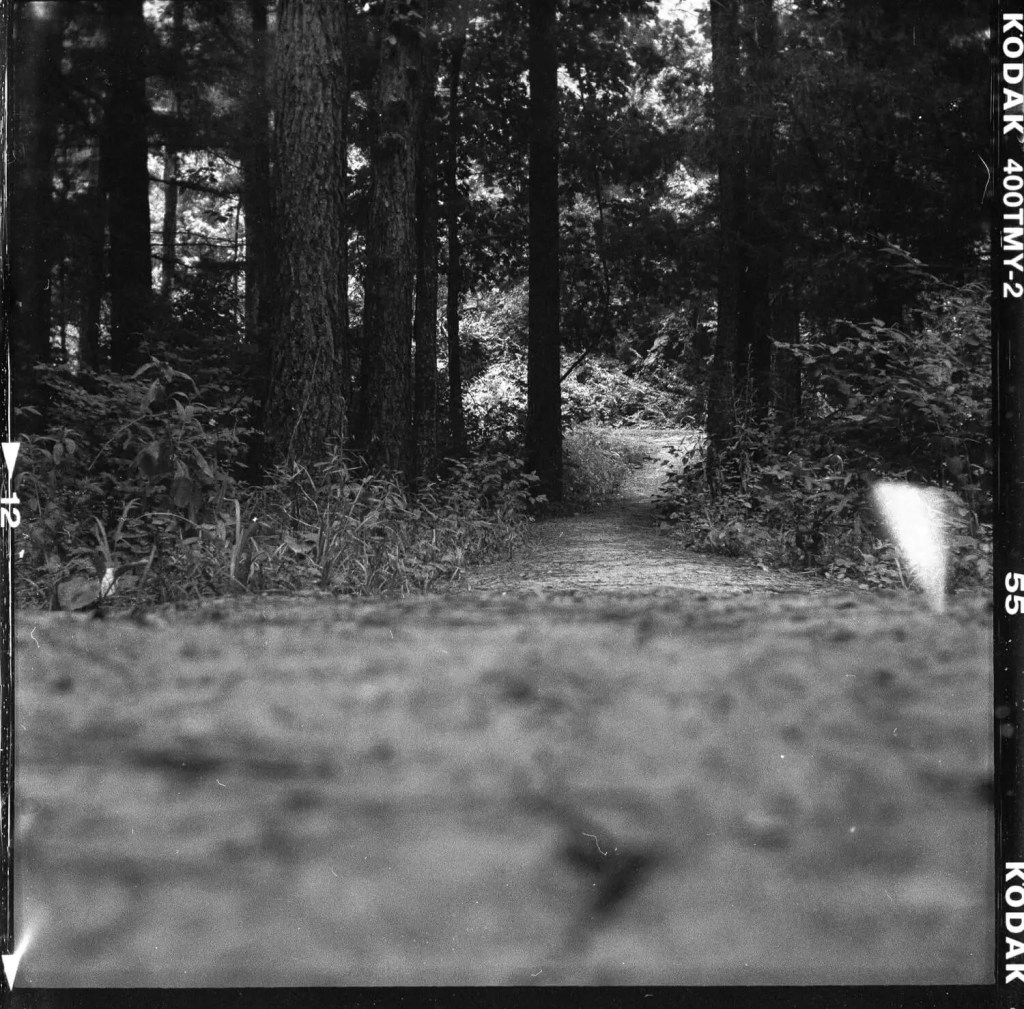 5 Frames... Biking on Akansas' Mount Kessler with a Kodak Brownie Hawkeye and on Kodak T-MAX 400 (120 Format / EI 400) - by Jesse Camacho