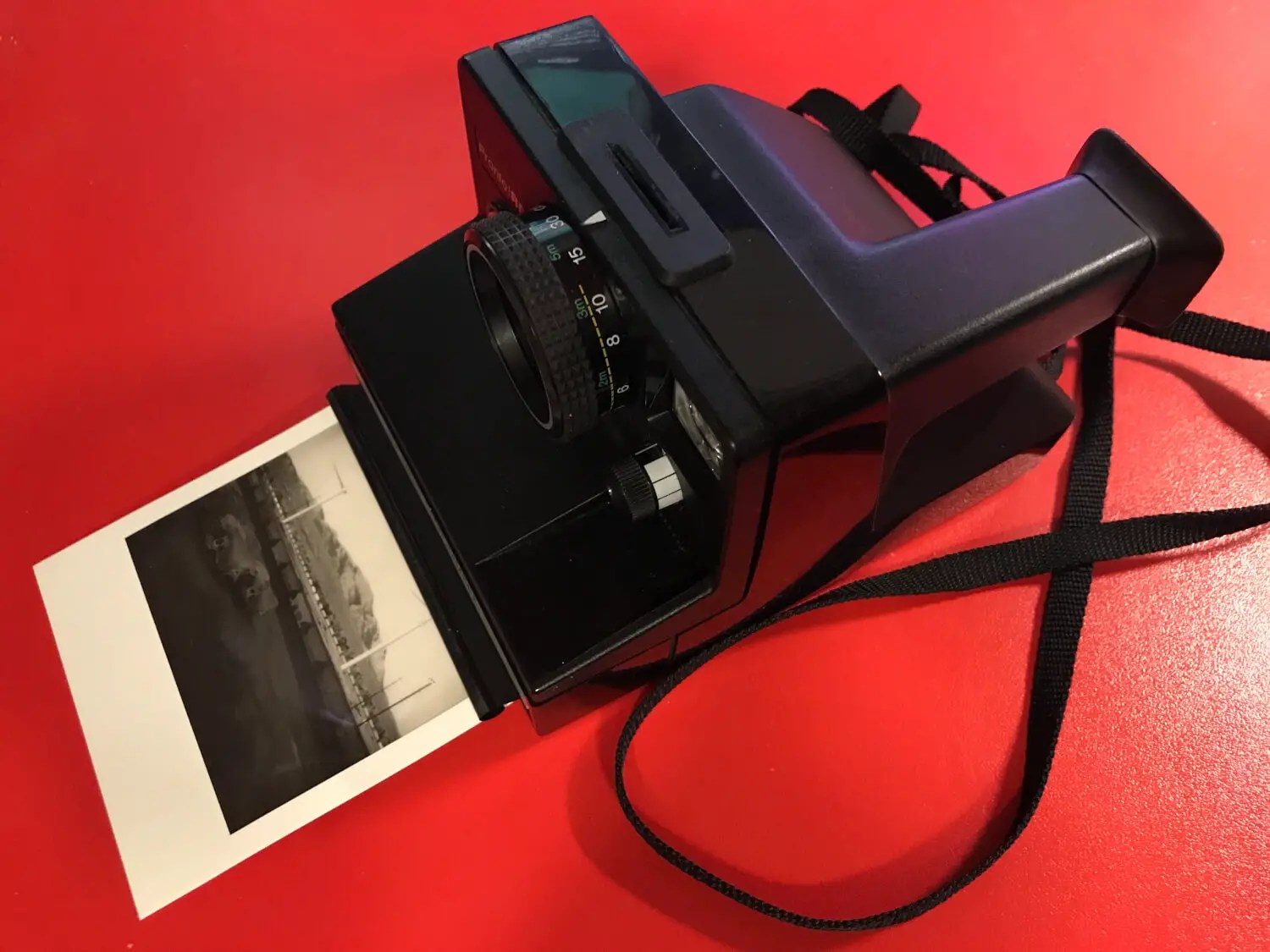 5 Frames… Of the Mojave Desert region on Polaroid B&W SX-70 film with a Polaroid Pronto! RF