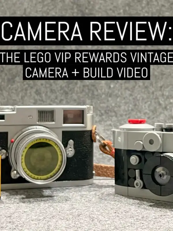 Camera review: The LEGO VIP Rewards Vintage Camera + build video