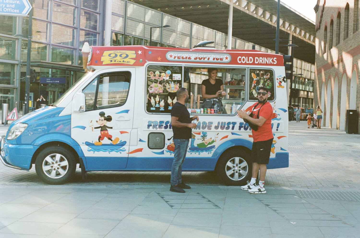 Ice cream van - 5 Frames... From Bloomsbury to Kings Cross on Kodak Portra 400 and a Pentax ME Super - by Kush Karki