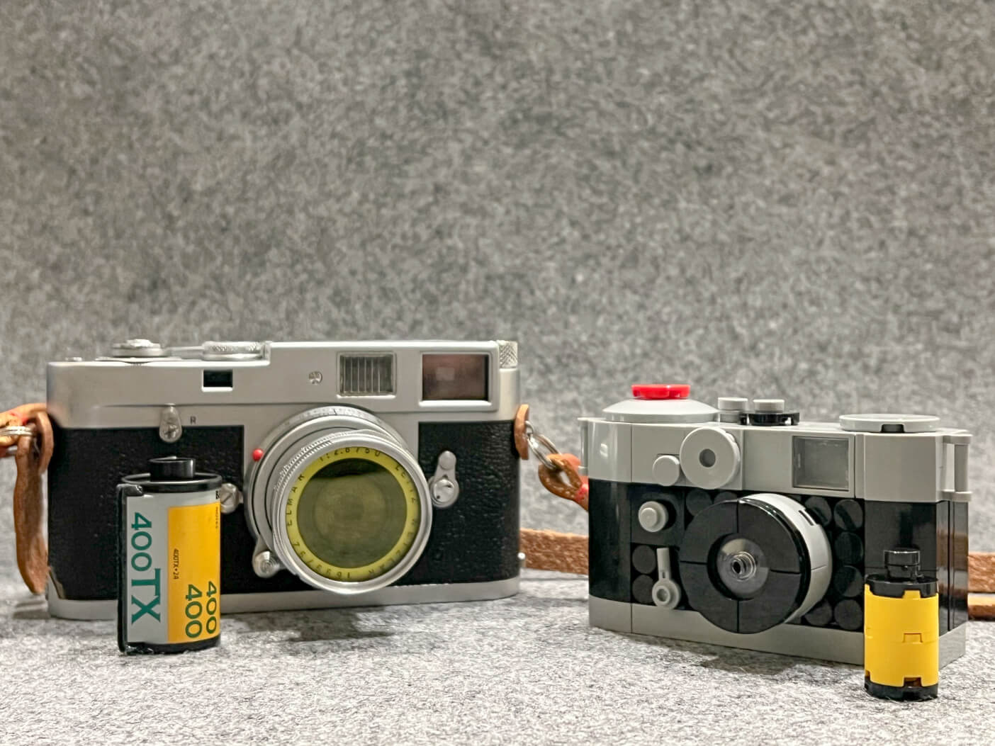 Leica M2 vs the Lego 6392344 VIP Rangefinder Camera