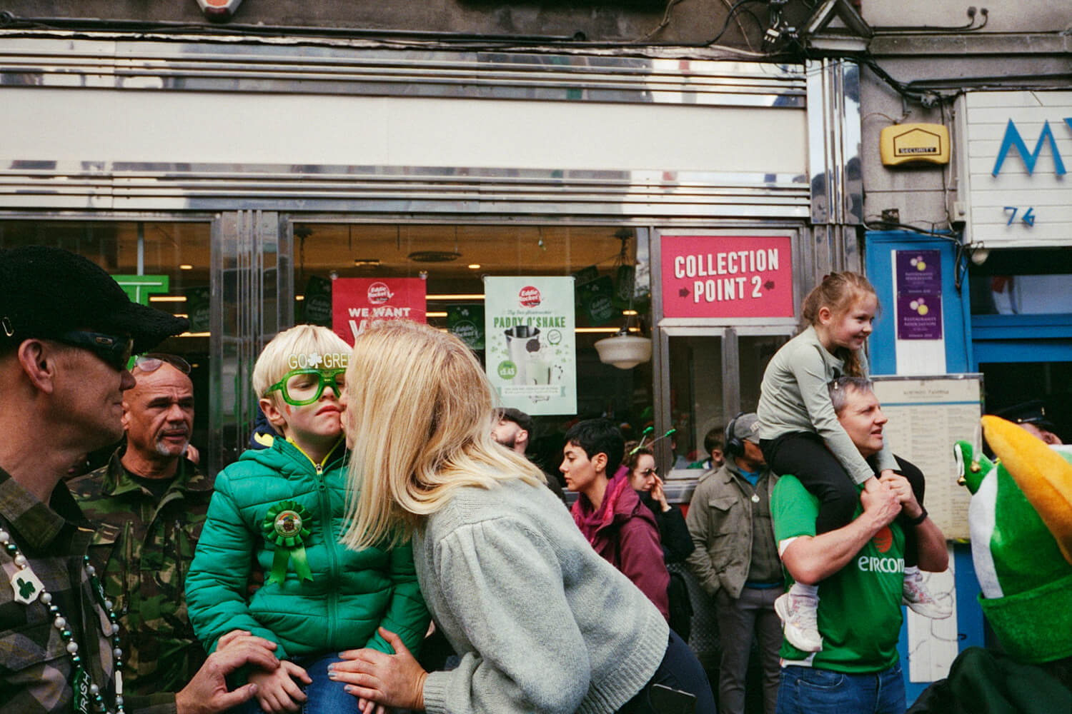5 Frames... Of Dublin's St Patrick's Day on Adox Color Mission 200 (35mm Format / EI 200 / Leica M6 + Voigtlander 35mm f/2.5 Color Skopar) - by Valentine de Villemeur