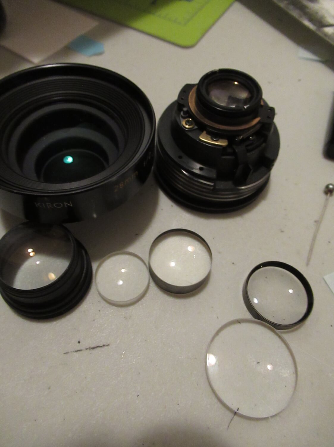 50mm lens teardown