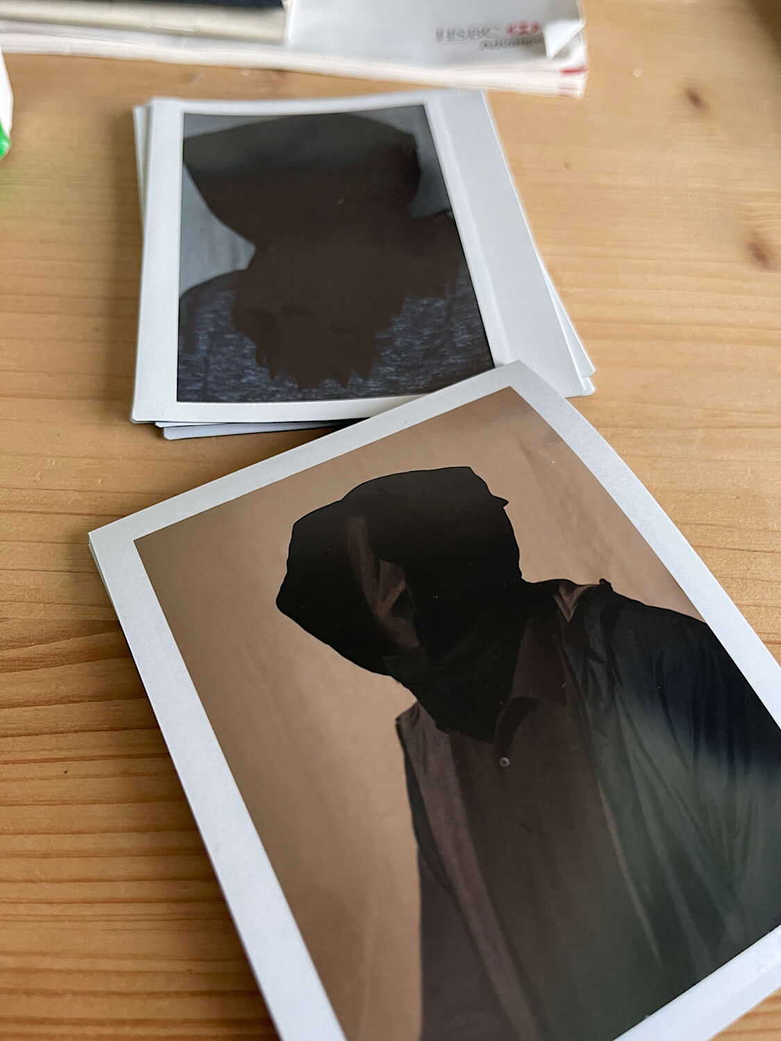 Portrait stack - Unidentified Black Male, or 8 out of 10 frames… Creating a small body of personal portraiture on Fuji FP-100c instant film with a Graflex Crown Graphic
