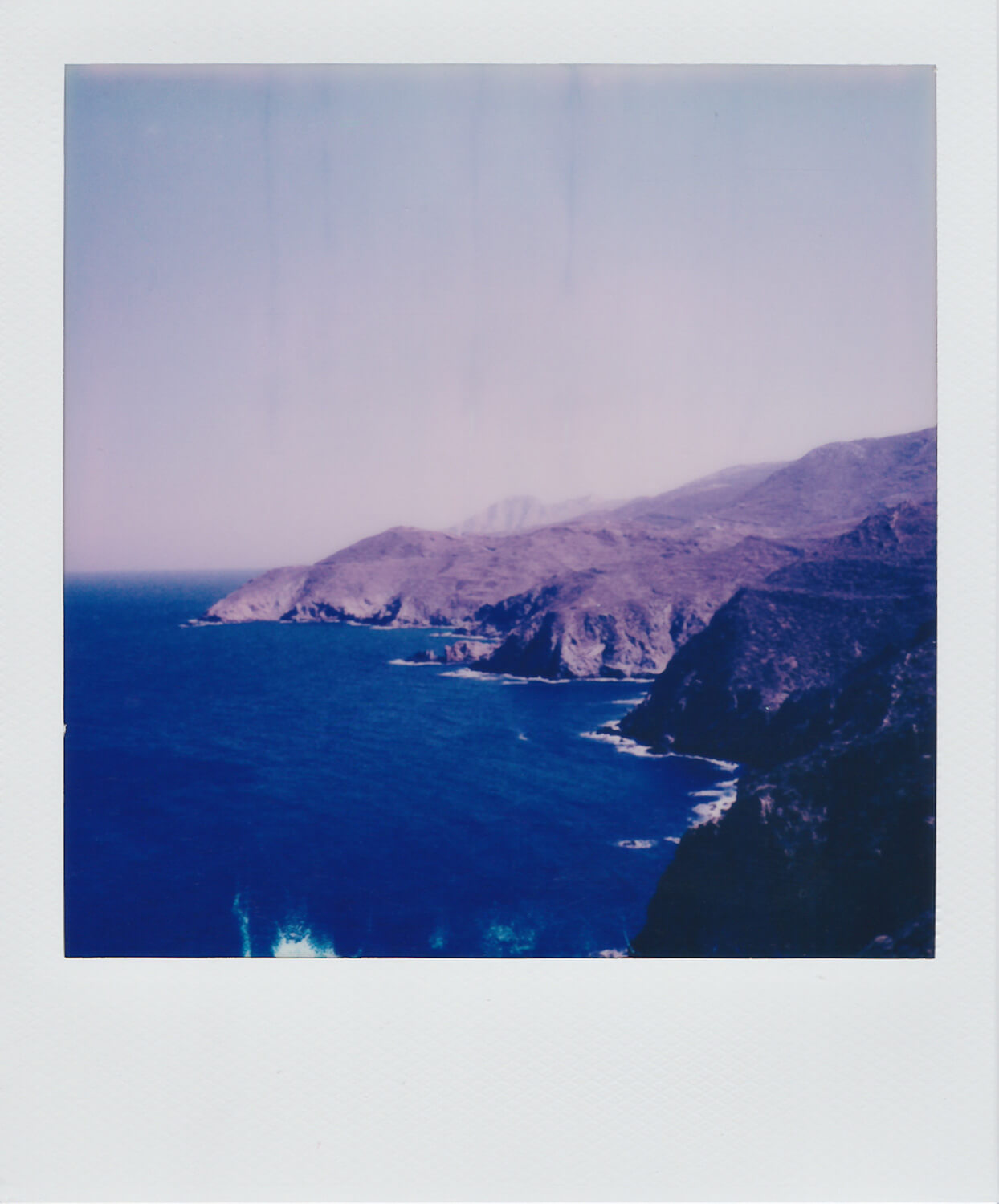 5 Frames... Of Polaroid Color SX-70 Film at the tiny Greek island of Anafi (ISO 160 / Polaroid SX-70 + 116mm f/8 lens) - by George Pavlopoulos