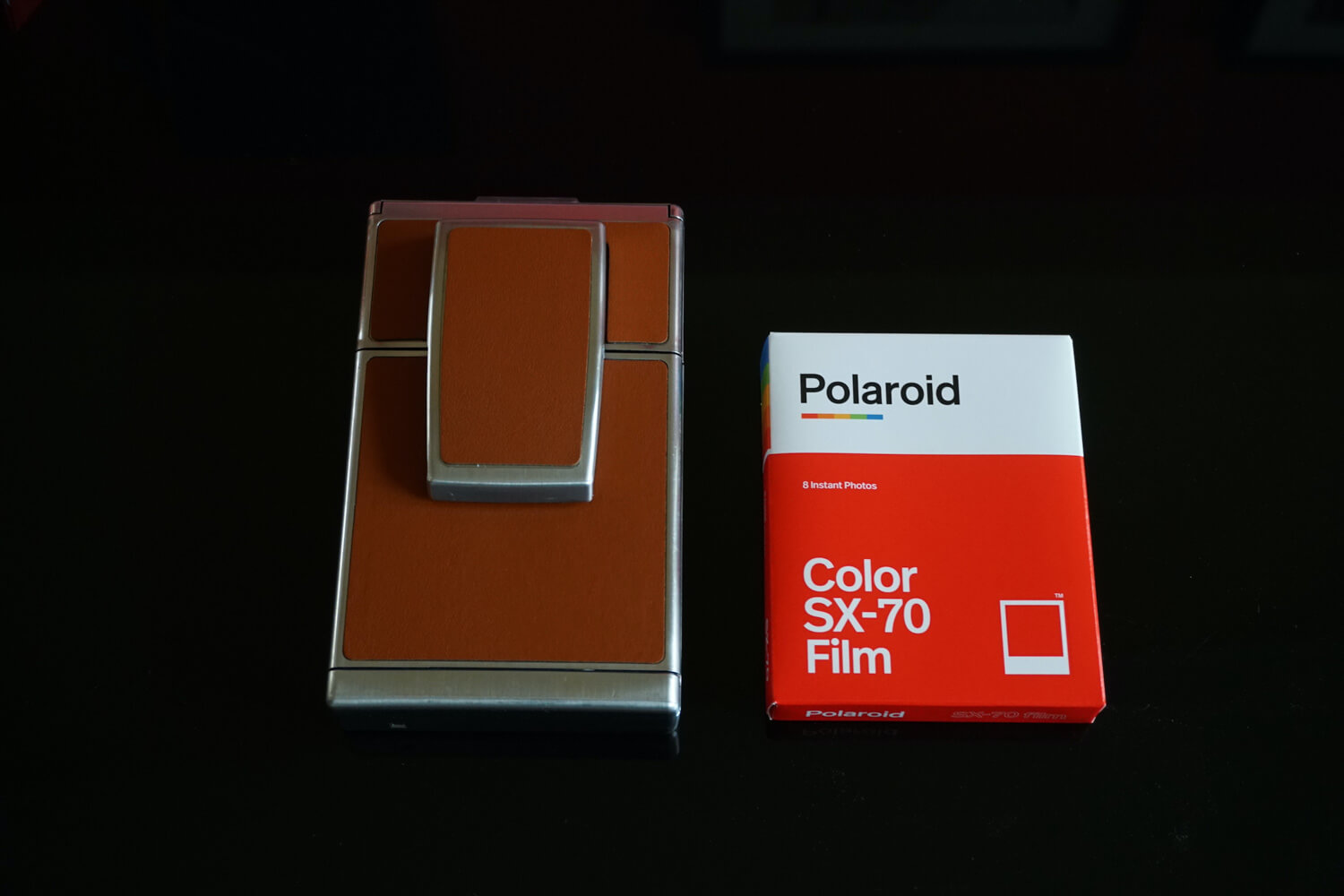 My Polaroid SX-70 and a pack of Color Film - George Pavlopoulos
