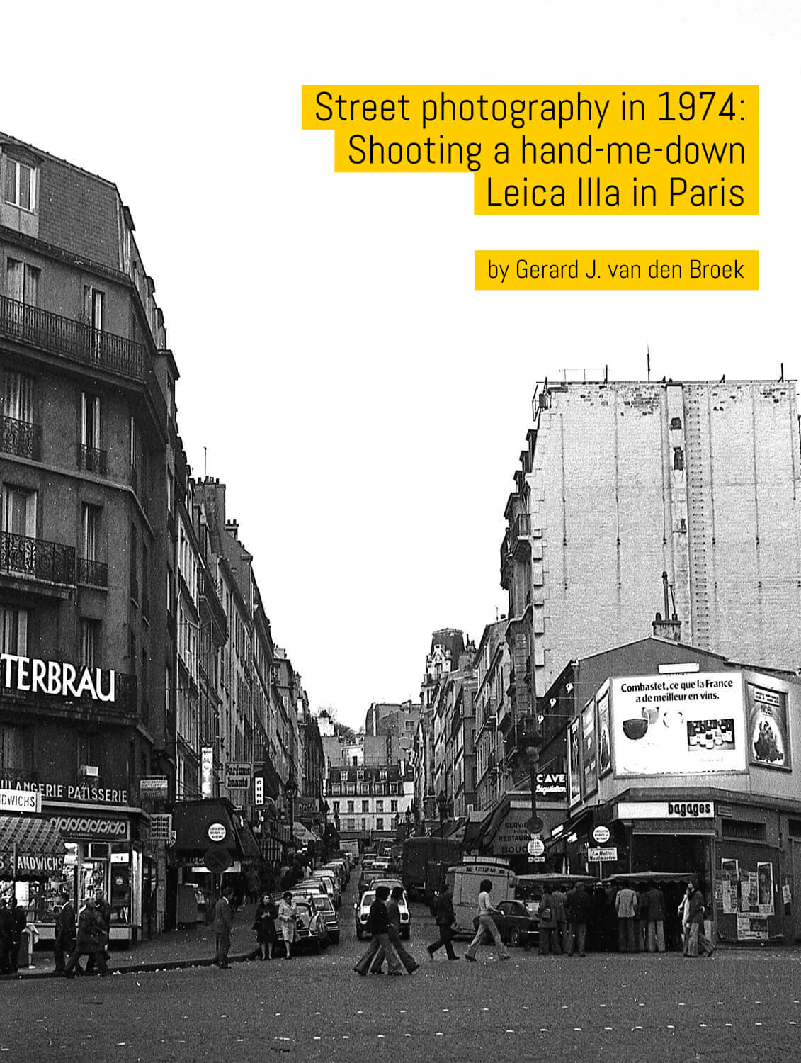 Street photography in 1974: Shooting a hand-me-down Leica llla in