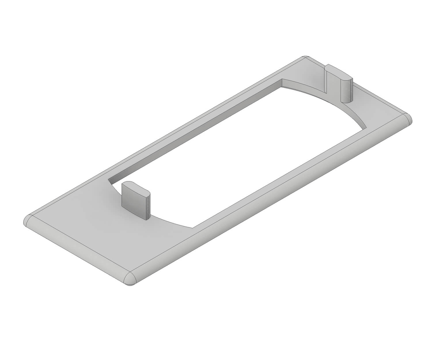 Pix Panorama - CAD model of the top of the Filter holder