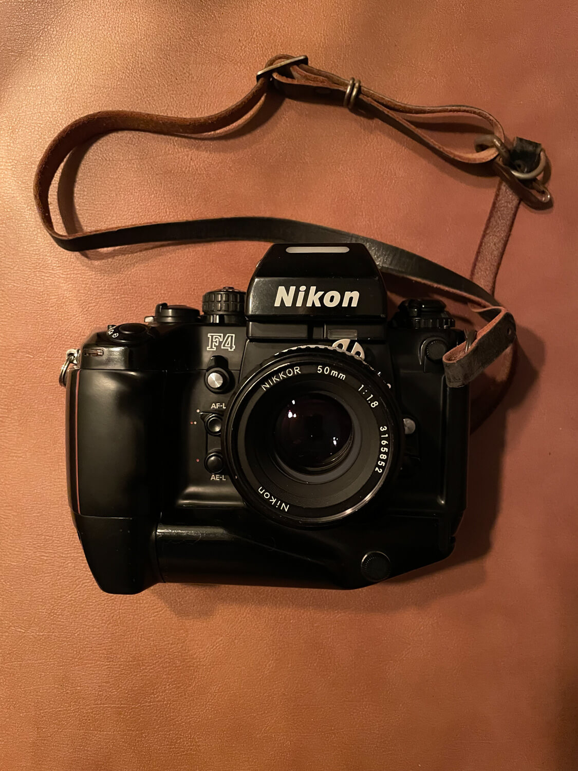 My Nikon F4 + Nikon Nikkor 50mm f/1.8 AI-S, J Balcourt