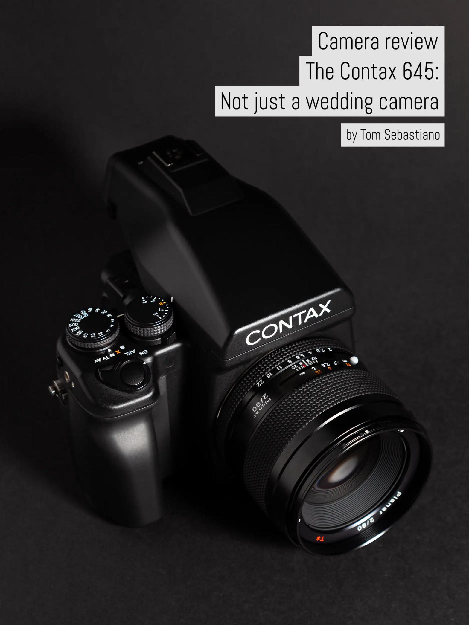 The Contax 645: Not just a wedding camera
